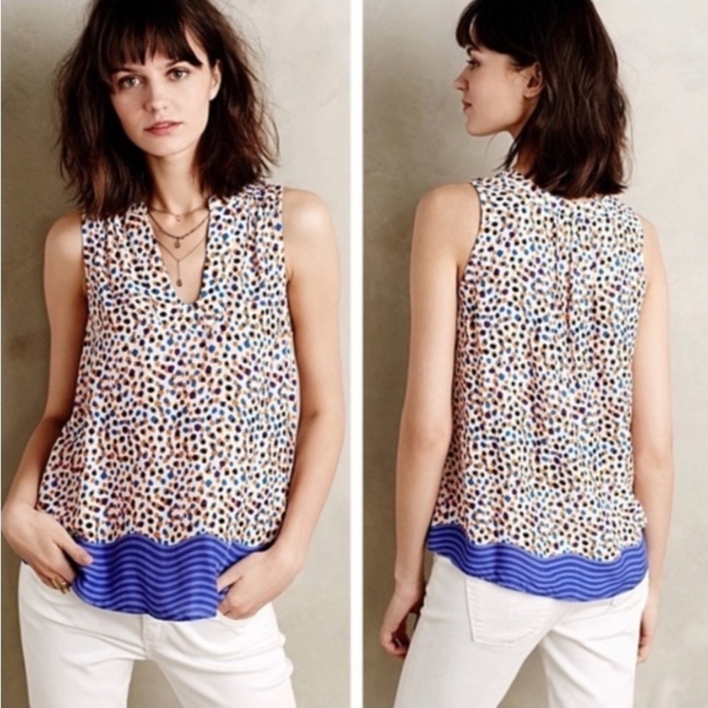 Anthropologie Maeve Enna Swing Tank